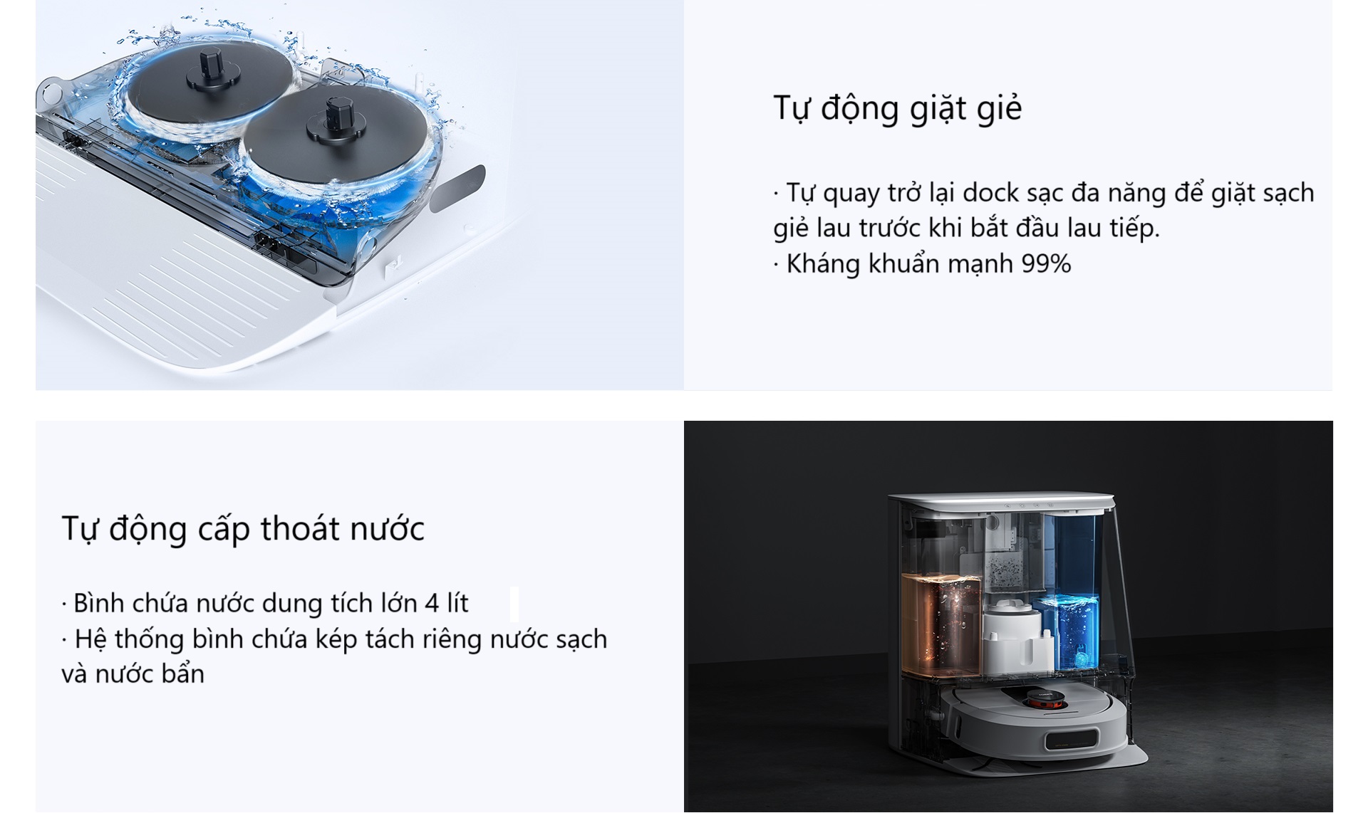 Robot Hút Bụi Lau Nhà Xiaomi Roidmi EVA