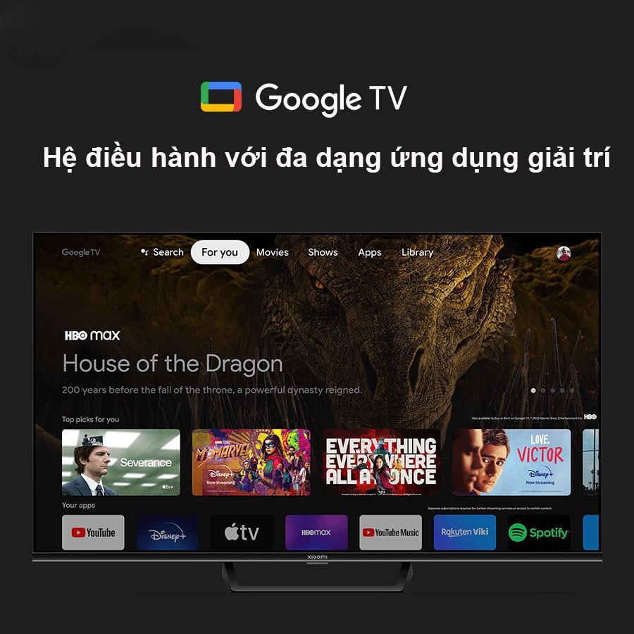 Tivi Xiaomi 43 inch A Pro Google Tivi 4K 2025 – Phiên Bản Quốc Tế, Bảo Hành Chính Hãng 24 Tháng