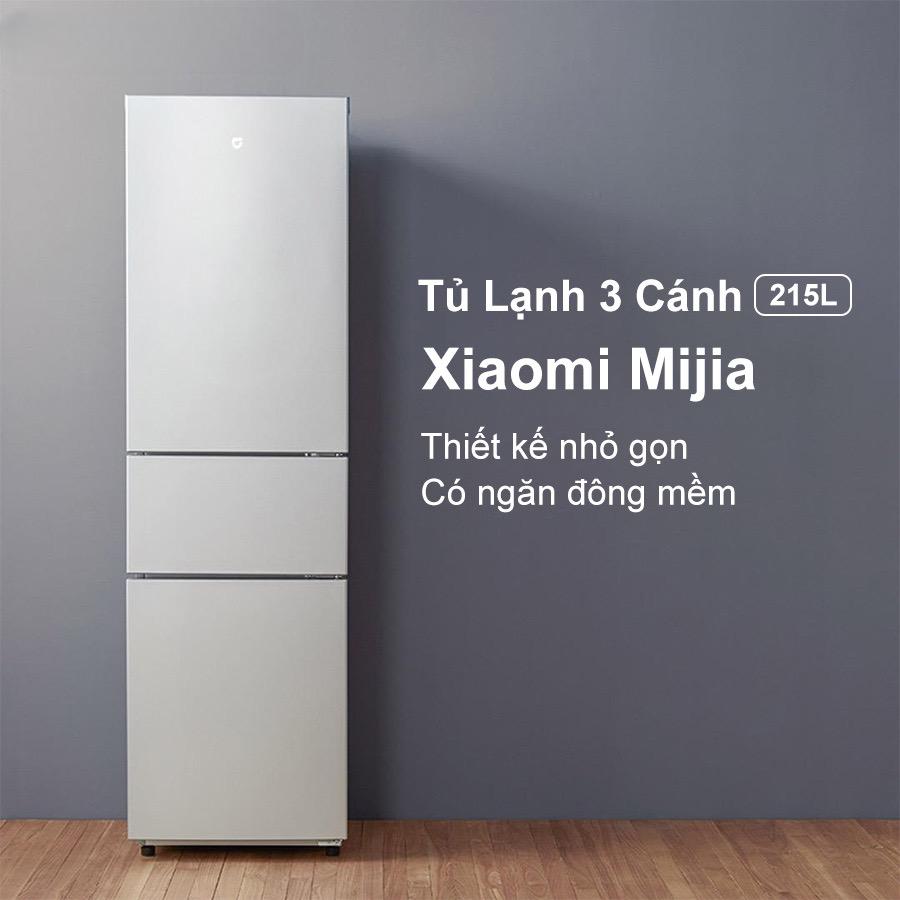 Tủ lạnh Xiaomi Mijia 215L 3 cánh – Có ngăn đông mềm