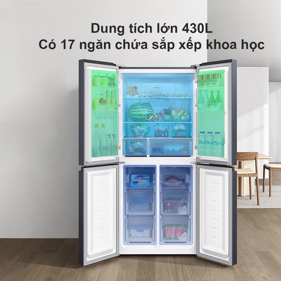 Tủ lạnh Xiaomi Mijia 430L 4 cánh – Có ngăn đông mềm, kháng khuẩn