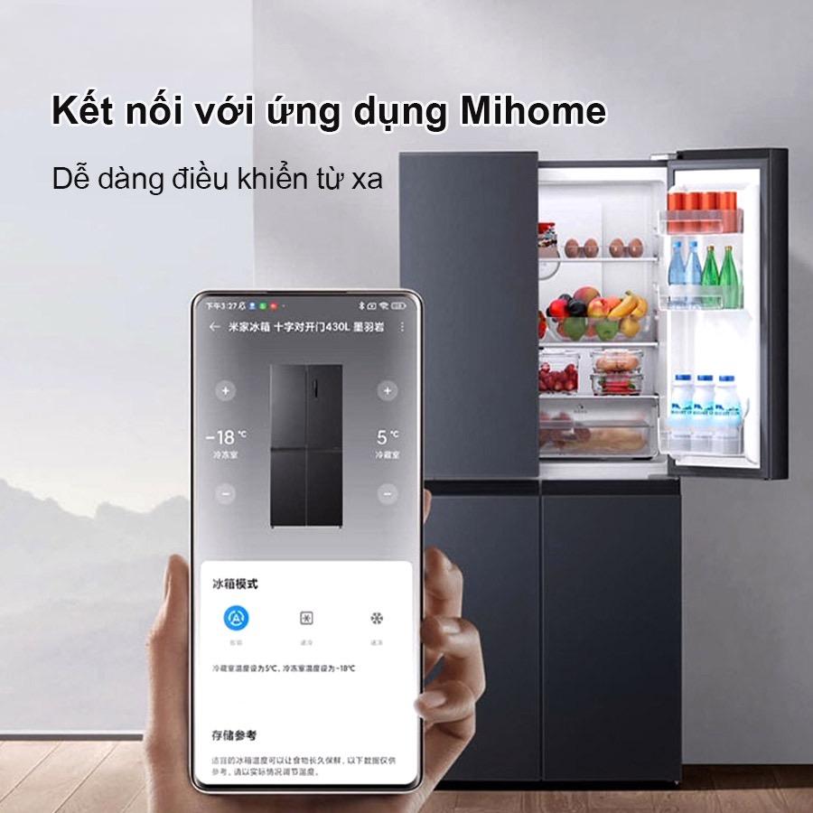 Tủ lạnh Xiaomi Mijia 430L 4 cánh – Có ngăn đông mềm, kháng khuẩn