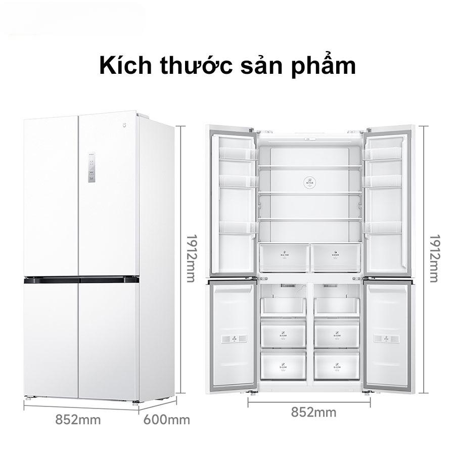 Tủ lạnh Xiaomi Mijia 508L 4 cánh – Thiết kế âm tường, Kết nối App