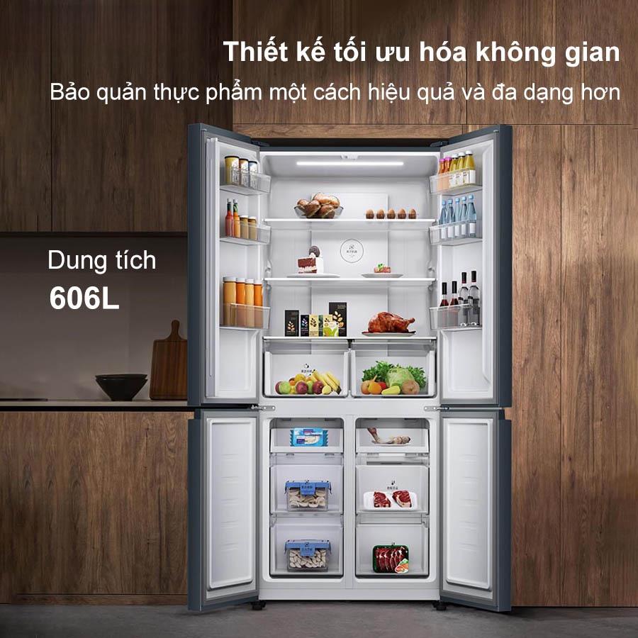 Tủ lạnh Xiaomi Mijia 606L 4 cánh – Cấp đông nhanh, tiết kiệm điện