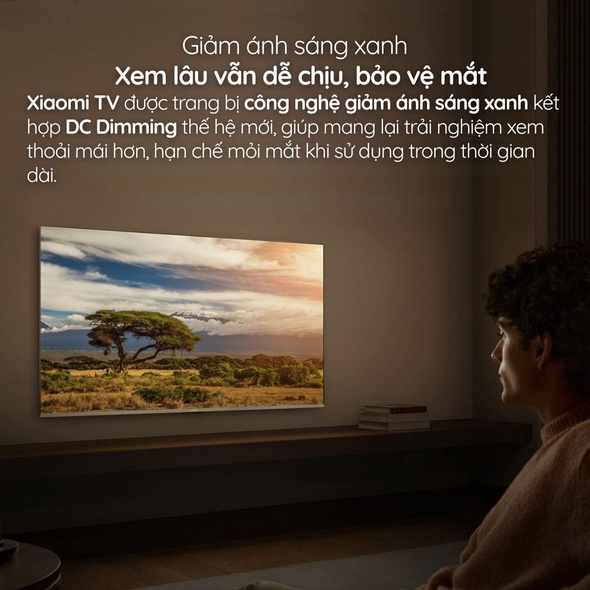 Giảm ánh sáng xanh - Xem lâu vẫn dễ chịu, bảo vệ mắt