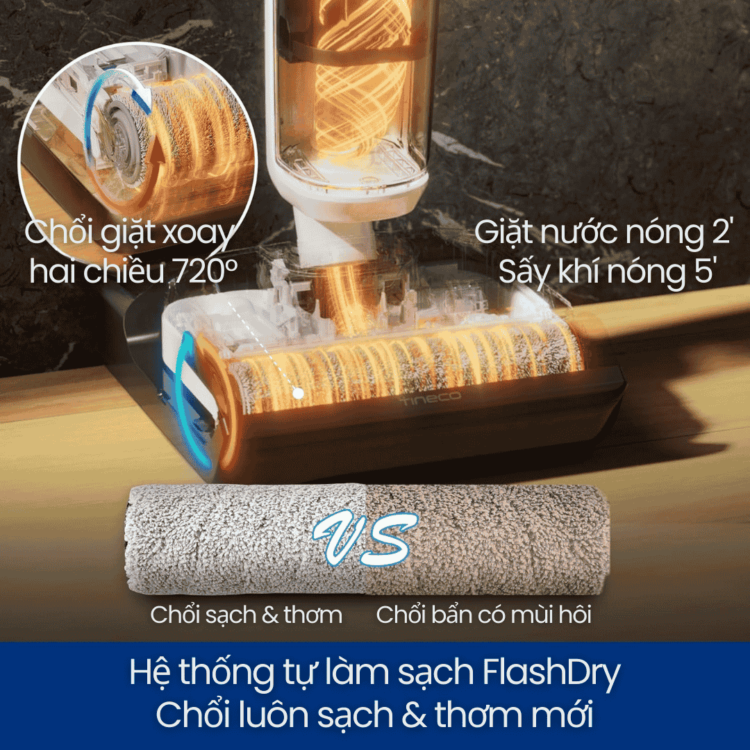 Tineco Floor One S6 Stretch Pro Gen 2 – Bảo Hành 12 Tháng