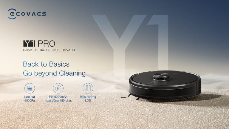 Robot hút bụi lau nhà Ecovacs Y1 Pro Plus