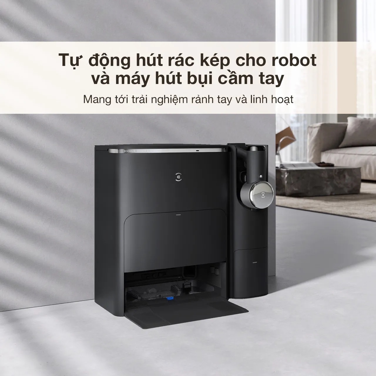 Robot hút bụi lau nhà Ecovacs Deebot X2 OMNI COMBO - Bản Quốc Tế