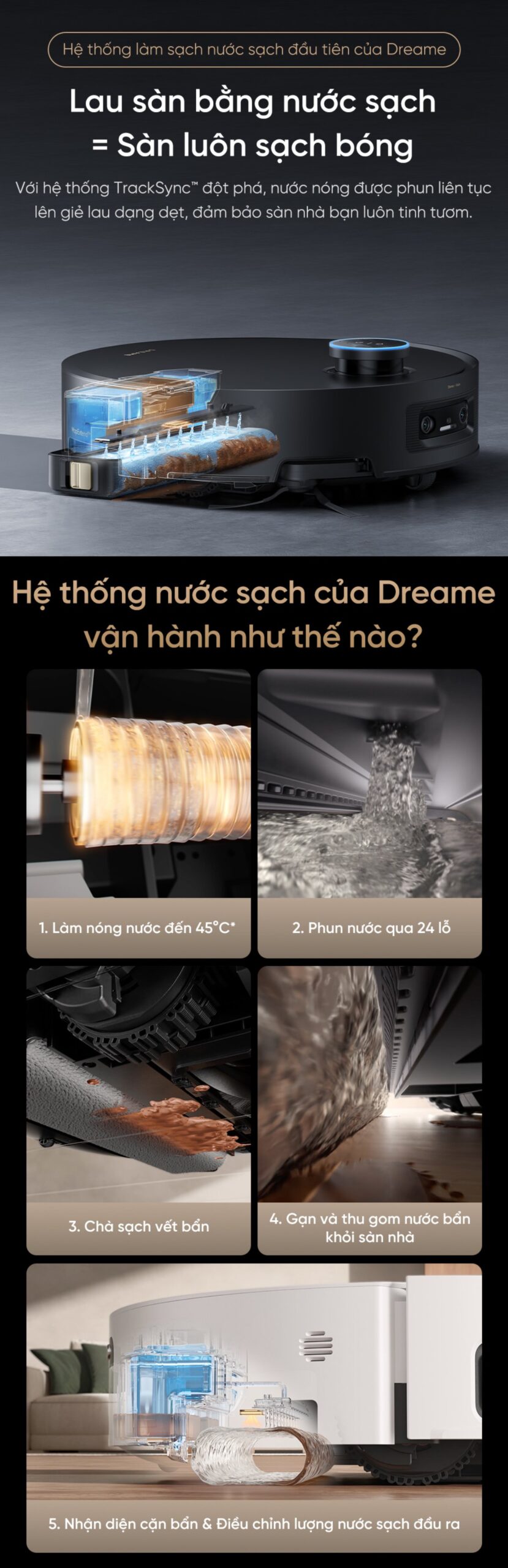 Dreame Aqua 10 Pro Track