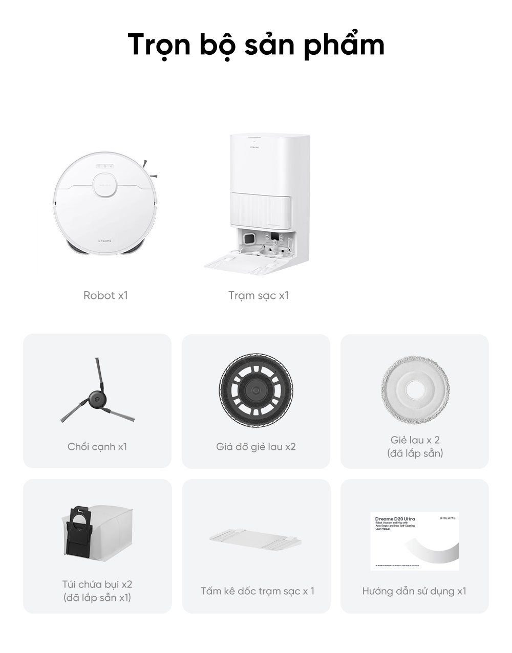 Dreame D20 Ultra - Bảo Hành 2 Năm