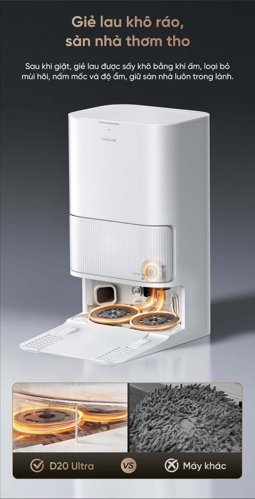 Dreame D20 Ultra - Bảo Hành 2 Năm
