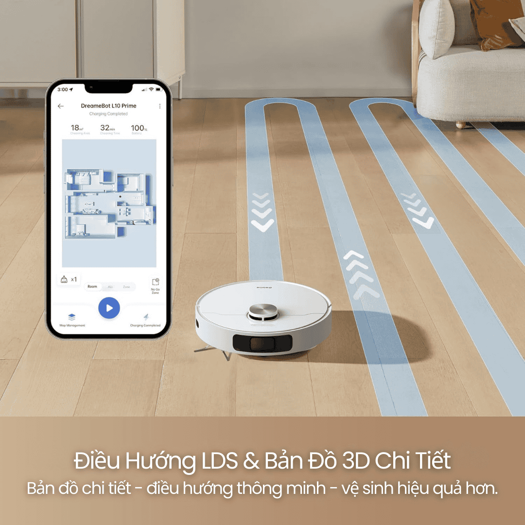 Dreame L10 Prime - Bảo hành 2 Năm