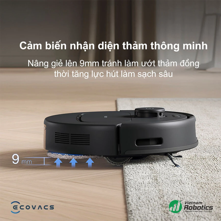 Robot hút bụi lau nhà Ecovacs DEEBOT N30 Pro Omni 2025