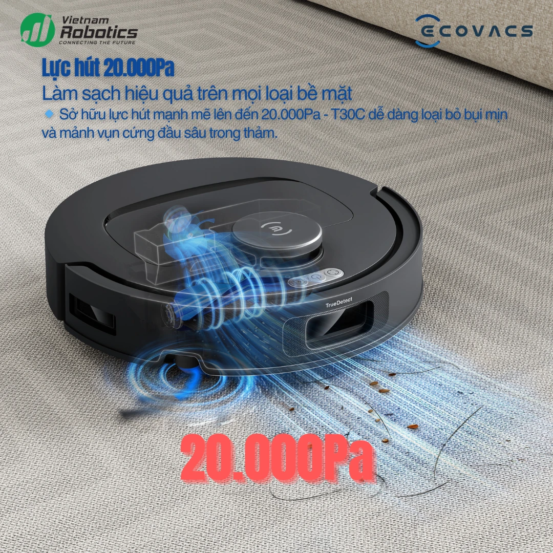 Robot hút bụi lau nhà Ecovacs Deebot T30C 2026