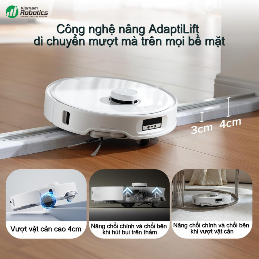  Robot hút bụi lau nhà Roborock Q revo Curv