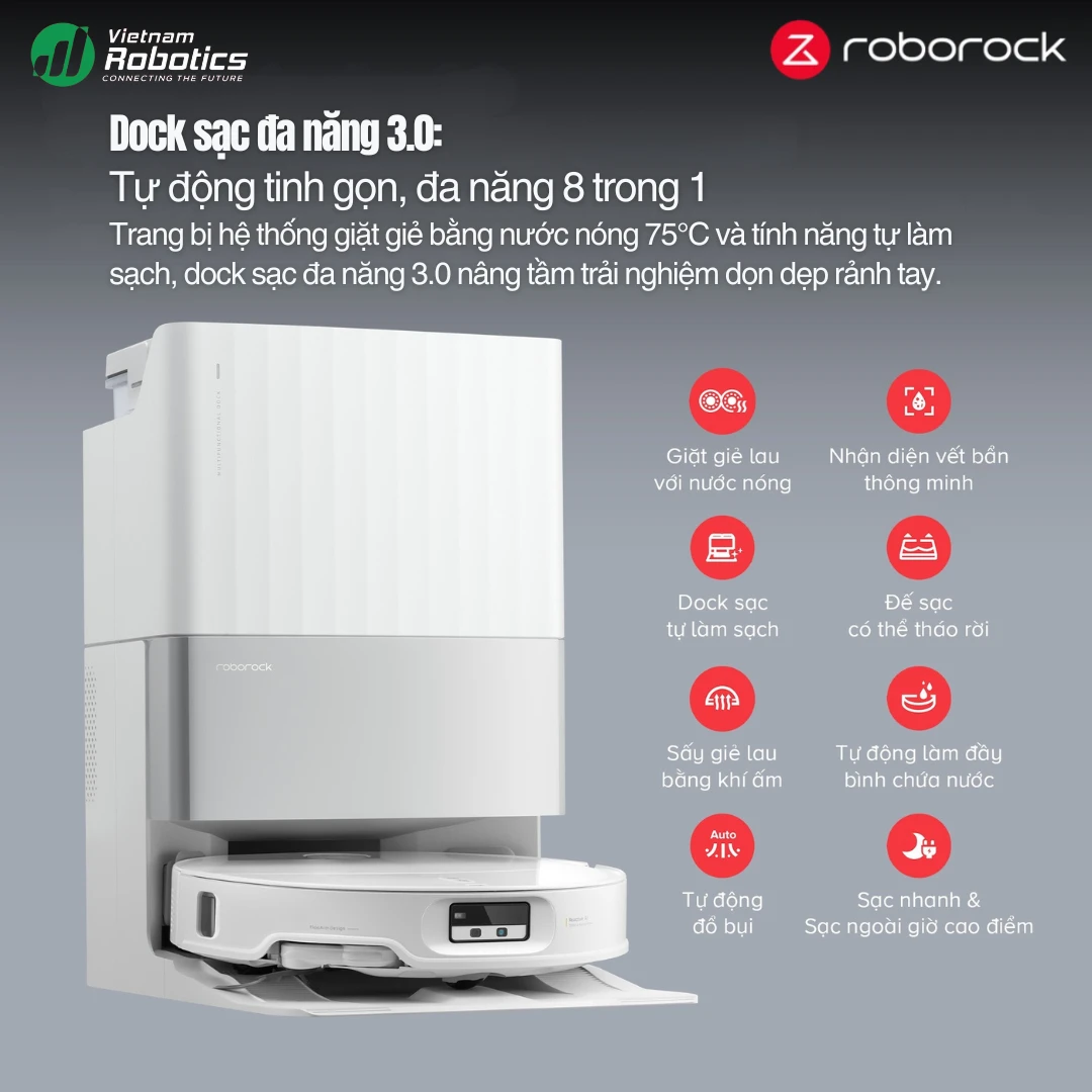Robot hút bụi lau nhà Roborock Q Revo Edge T