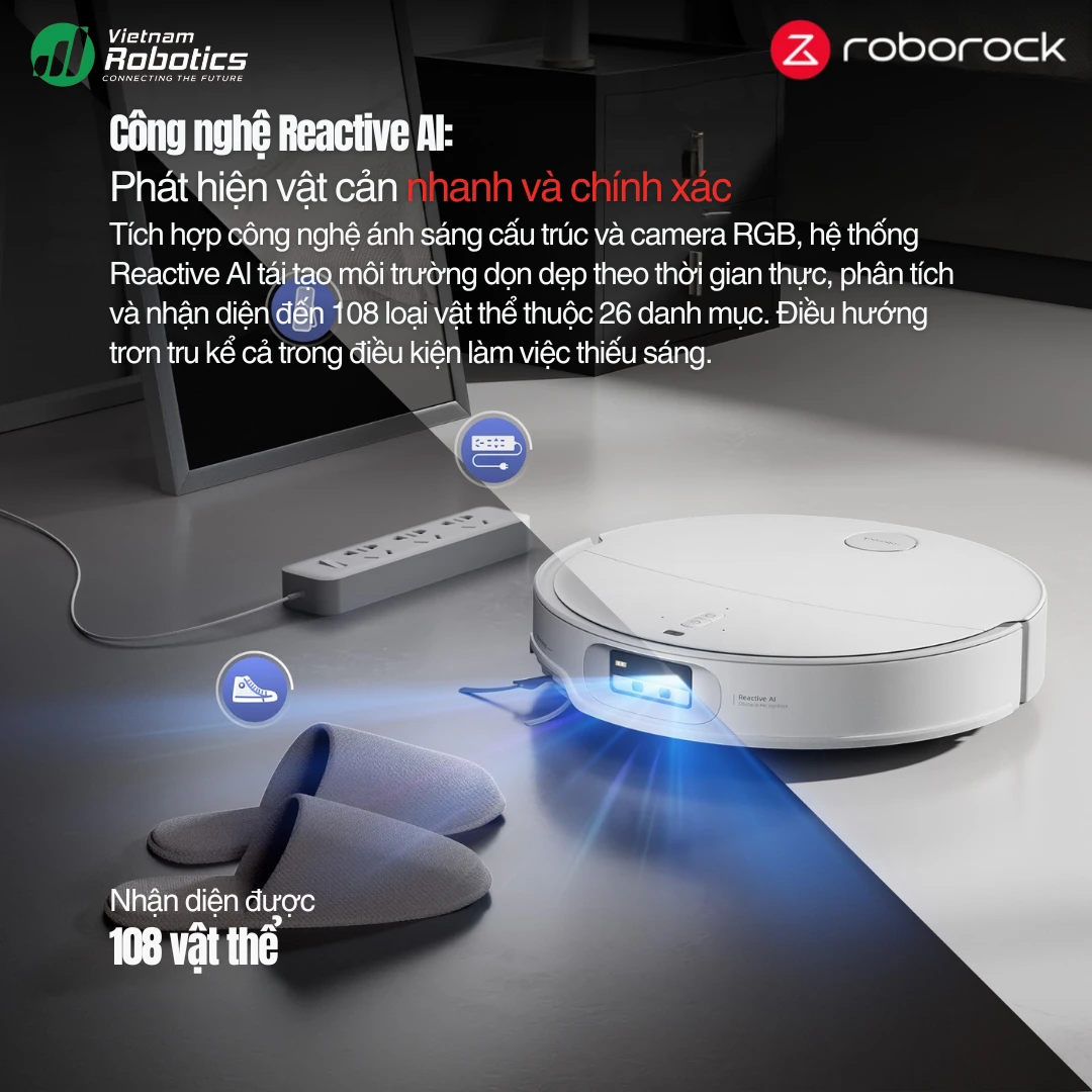 Robot hút bụi lau nhà Roborock Q Revo Edge T