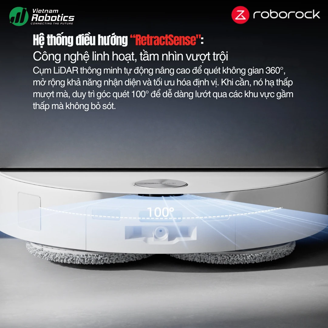 Robot hút bụi lau nhà Roborock Q Revo Edge T