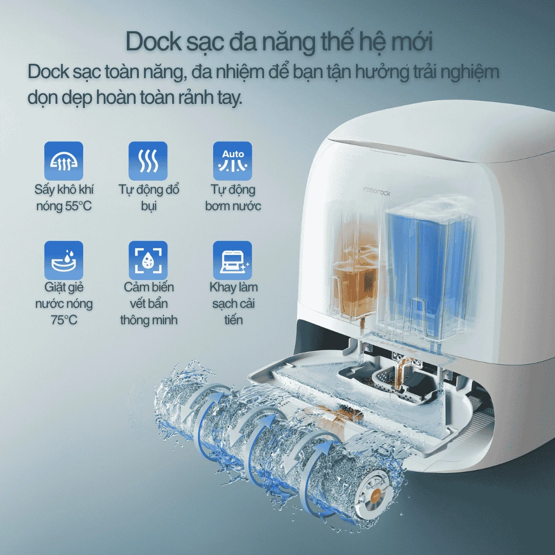 Roborock Qrevo Curv 2 Flow – Bảo Hành 2 Năm