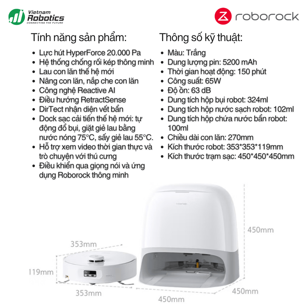 Roborock Qrevo Curv 2 Flow – Bảo Hành 2 Năm