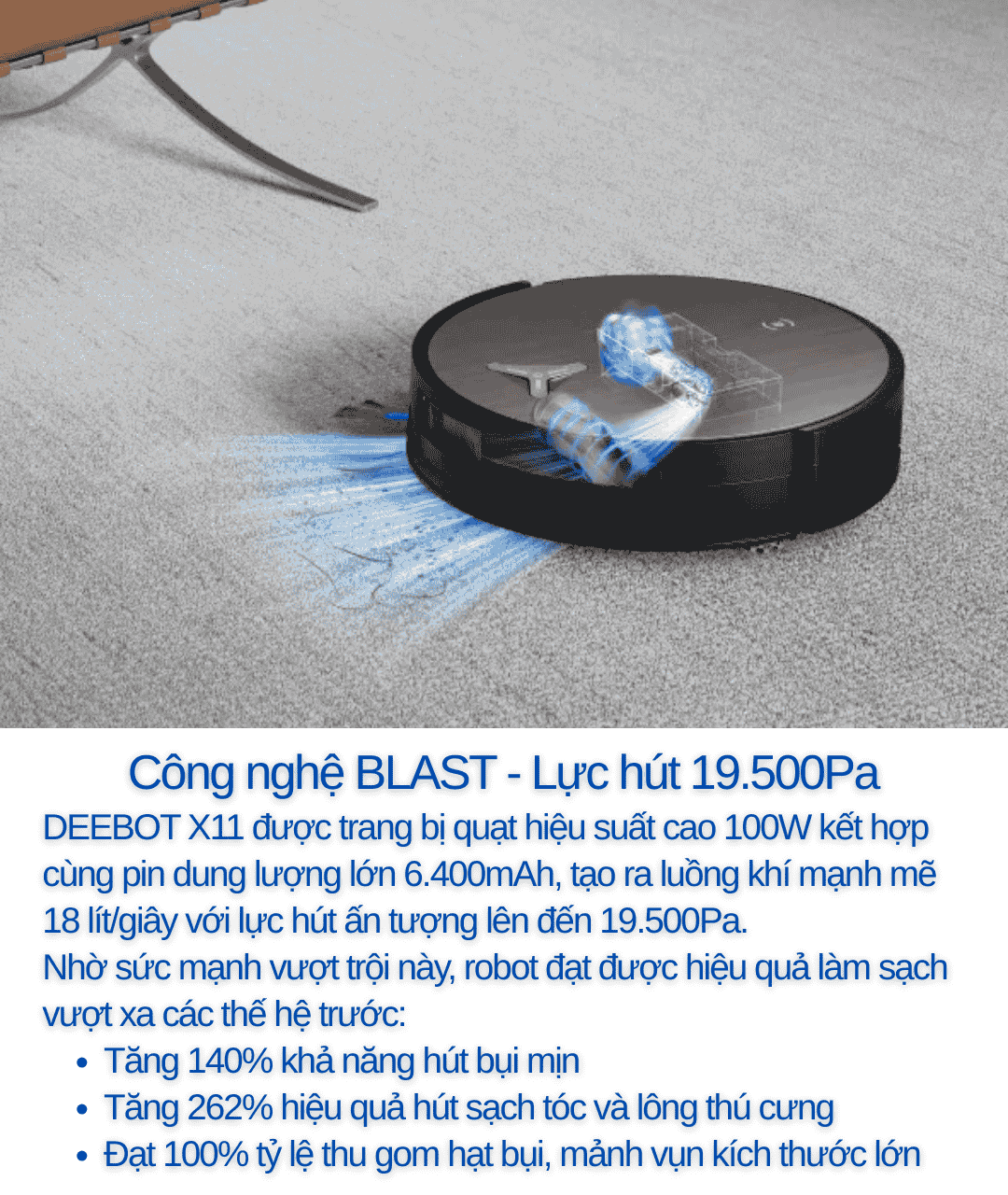 ECOVACS DEEBOT X11 OMNI-CYCLONE 
