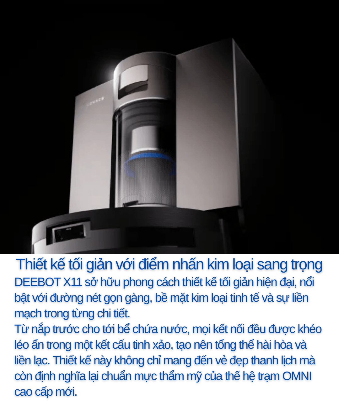 ECOVACS DEEBOT X11 OMNI-CYCLONE 