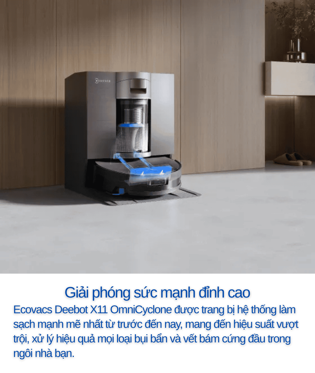 ECOVACS DEEBOT X11 OMNI-CYCLONE 
