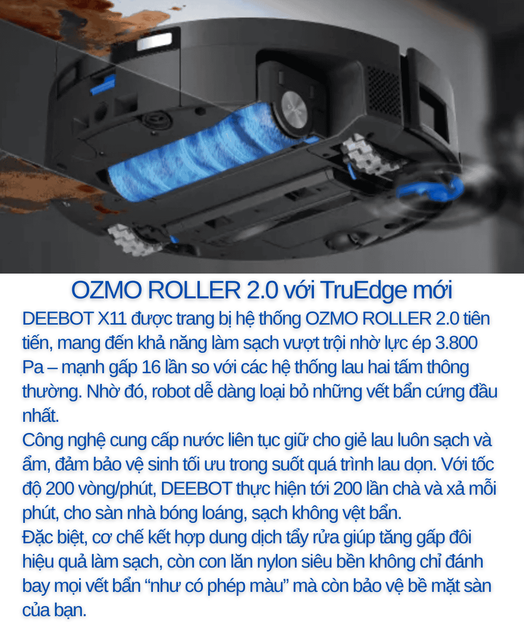 ECOVACS DEEBOT X11 OMNI-CYCLONE 