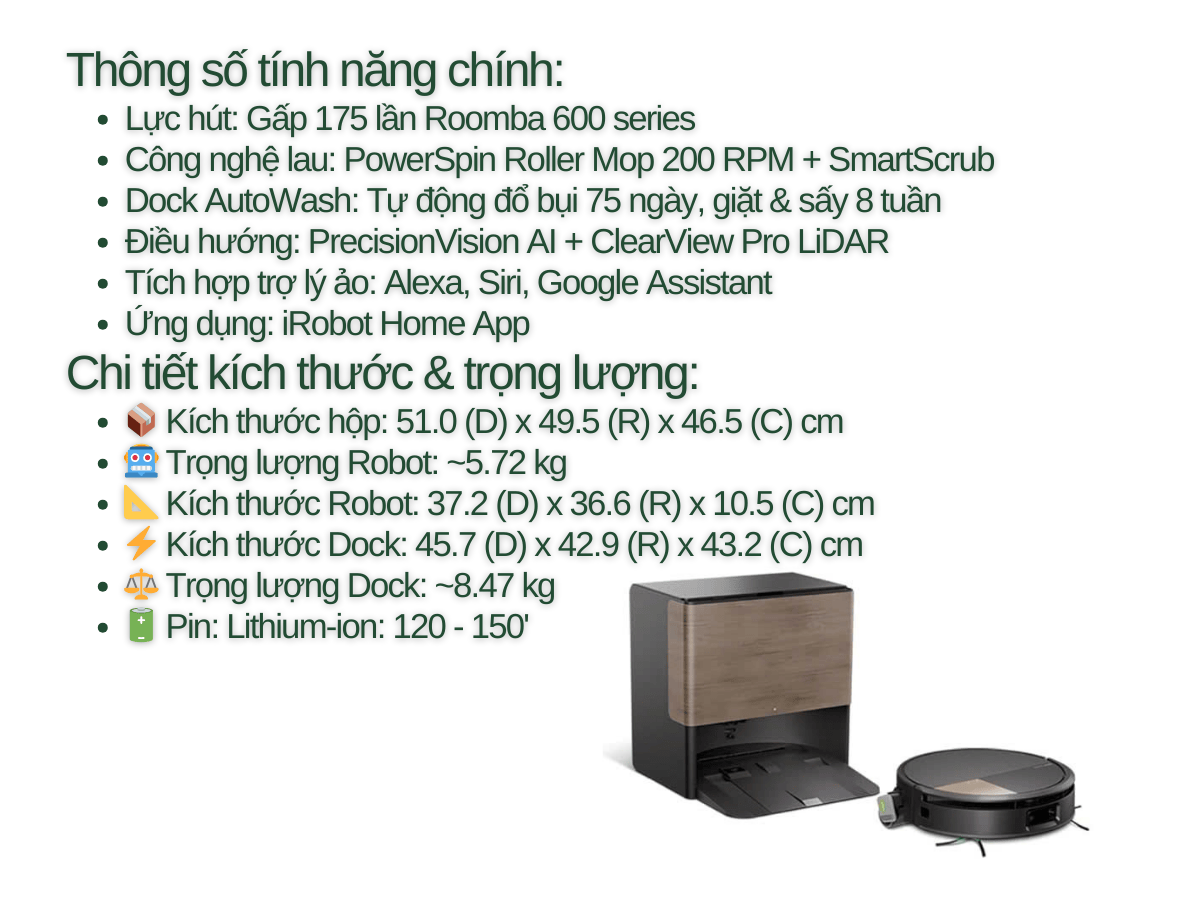 iRobot Roomba Max 705 Combo