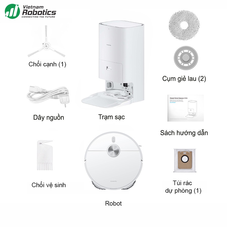 Robot hút bụi lau nhà thông minh Xiaomi Vacuum X10 Plus