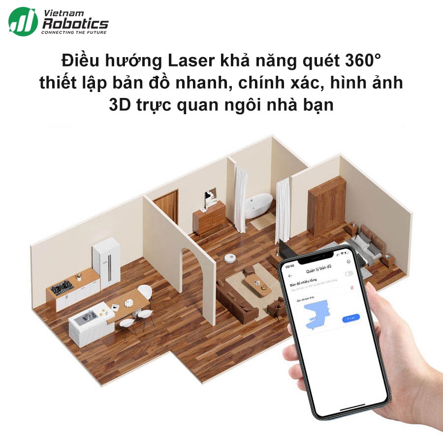 Robot hút bụi lau nhà thông minh Xiaomi Vacuum X10 Plus