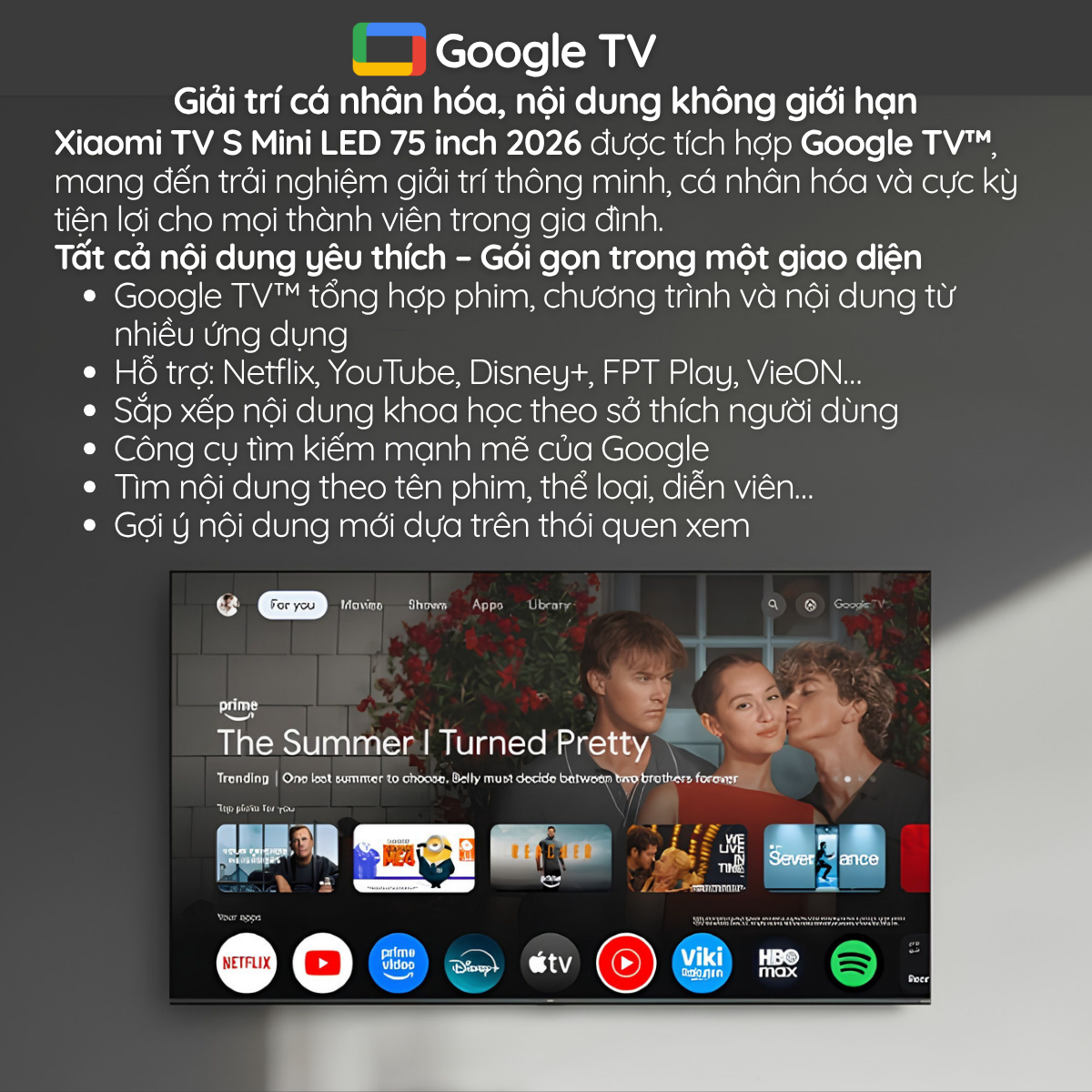 Google TV™ - Trung tâm giải trí thông minh