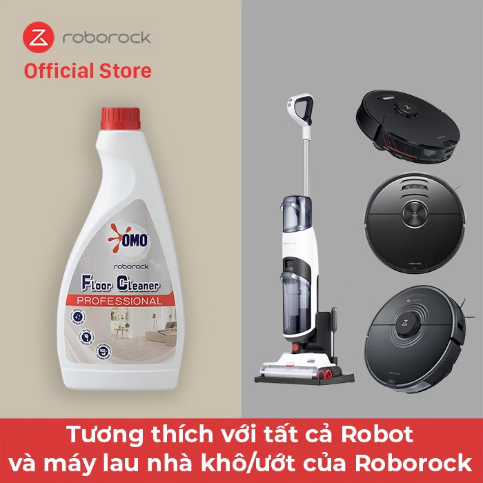 Nước lau sàn OMO 480ml cho Roborock