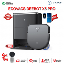 Robot hút bụi lau nhà Ecovacs Deebot X5 Pro Omni – Bản Quốc Tế