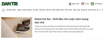 Robot hút bụi - khởi đầu cho cuộc cách mạng dọn nhà - dantri.com.vn