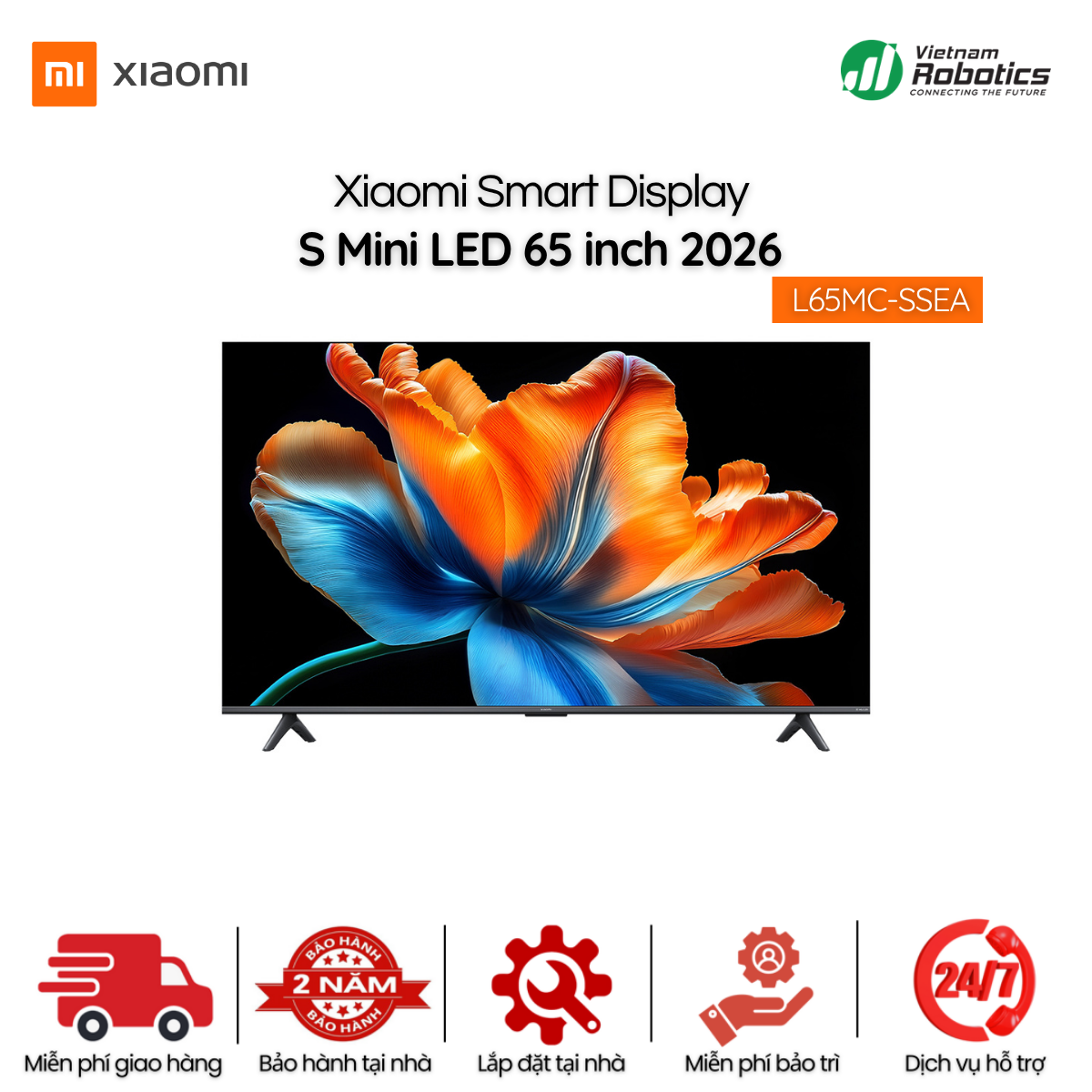 Xiaomi TV S Mini LED 65 inch 2026 (L65MC-SSEA) - Bản QT - BH 24 Th