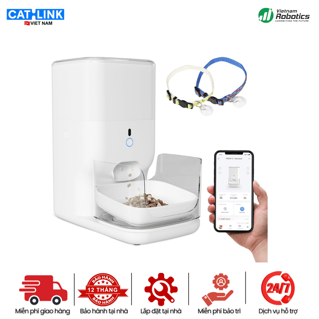 Catlink Rfid Fresh 2 Luxury – Máy Cho Mèo Ăn Tự Động