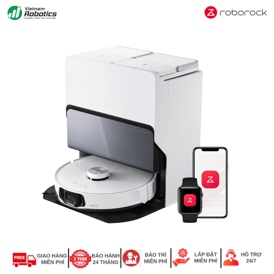  Robot Hút Bụi Lau Nhà Roborock S8 MaxV Ultra - Bảo Hành 24Th