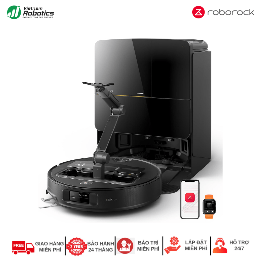 Robot hút bụi lau nhà Roborock Saros Z70